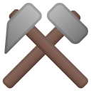 Hammer and Pick emoji, Google, Android 2018