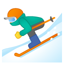 Skier emoji, Google, Android 2018