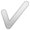 Check Mark Button emoji, Google, Android 2018