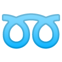Double Curly Loop emoji, Google, Android 2018