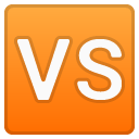 Vs Button emoji, Google, Android 2020