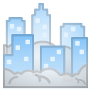 Foggy emoji, Google, Android 2020