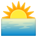 Sunrise emoji, Google, Android 2020