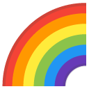 Rainbow emoji, Google, Android 2020