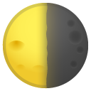 Last Quarter Moon emoji, Google, Android 2020