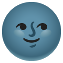New Moon Face emoji, Google, Android 2020