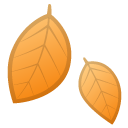 Fallen Leaf emoji, Google, Android 2020