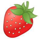 Strawberry emoji, Google, Android 2020