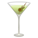 Cocktail Glass emoji, Google, Android 2020