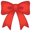 Ribbon emoji, Google, Android 2020