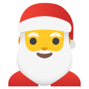 Santa Claus emoji, Google, Android 2020