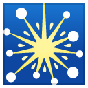 Sparkler emoji, Google, Android 2020