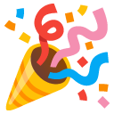 Party Popper emoji, Google, Android 2020