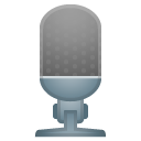 Studio Microphone emoji, Google, Android 2020