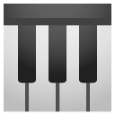 Musical Keyboard emoji, Google, Android 2020