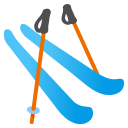 Skis emoji, Google, Android 2020