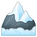 Snow-capped Mountain emoji, Google, Android 2020