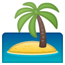 Desert Island emoji, Google, Android 2020