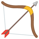 Bow and Arrow emoji, Google, Android 2020