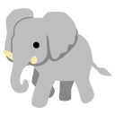 Elephant emoji, Google, Android 2020
