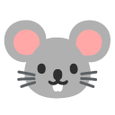 Mouse Face emoji, Google, Android 2020