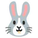 Rabbit Face emoji, Google, Android 2020