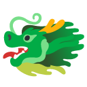 Dragon Face emoji, Google, Android 2020