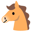 Horse Face emoji, Google, Android 2020