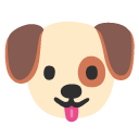 Dog Face emoji, Google, Android 2020