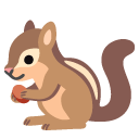 Chipmunk emoji, Google, Android 2020