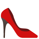 High-heeled Shoe emoji, Google, Android 2020