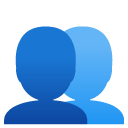 Busts in Silhouette emoji, Google, Android 2020