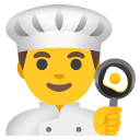 Man Cook emoji, Google, Android 2020