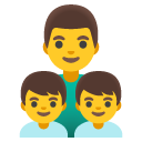 Family Man, Boy, Boy emoji, Google, Android 2020
