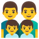 Family Man, Man, Boy, Boy emoji, Google, Android 2020