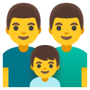 Family Man, Man, Boy emoji, Google, Android 2020