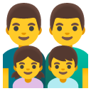 Family Man, Man, Girl, Boy emoji, Google, Android 2020