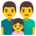 Family Man, Man, Girl emoji, Google, Android 2020
