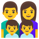 Family Man, Woman, Boy, Boy emoji, Google, Android 2020