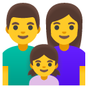 Family Man, Woman, Girl emoji, Google, Android 2020