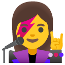 Woman Singer emoji, Google, Android 2020