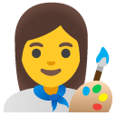 Woman Artist emoji, Google, Android 2020