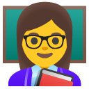 Woman Teacher emoji, Google, Android 2020