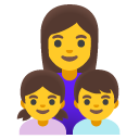 Family Woman, Girl, Boy emoji, Google, Android 2020