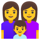 Family Woman, Woman, Boy emoji, Google, Android 2020