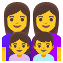 Family Woman, Woman, Girl, Boy emoji, Google, Android 2020
