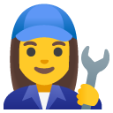 Woman Mechanic emoji, Google, Android 2020