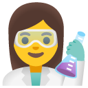 Woman Scientist emoji, Google, Android 2020