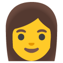 Woman emoji, Google, Android 2020