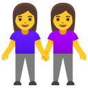 Women Holding Hands emoji, Google, Android 2020